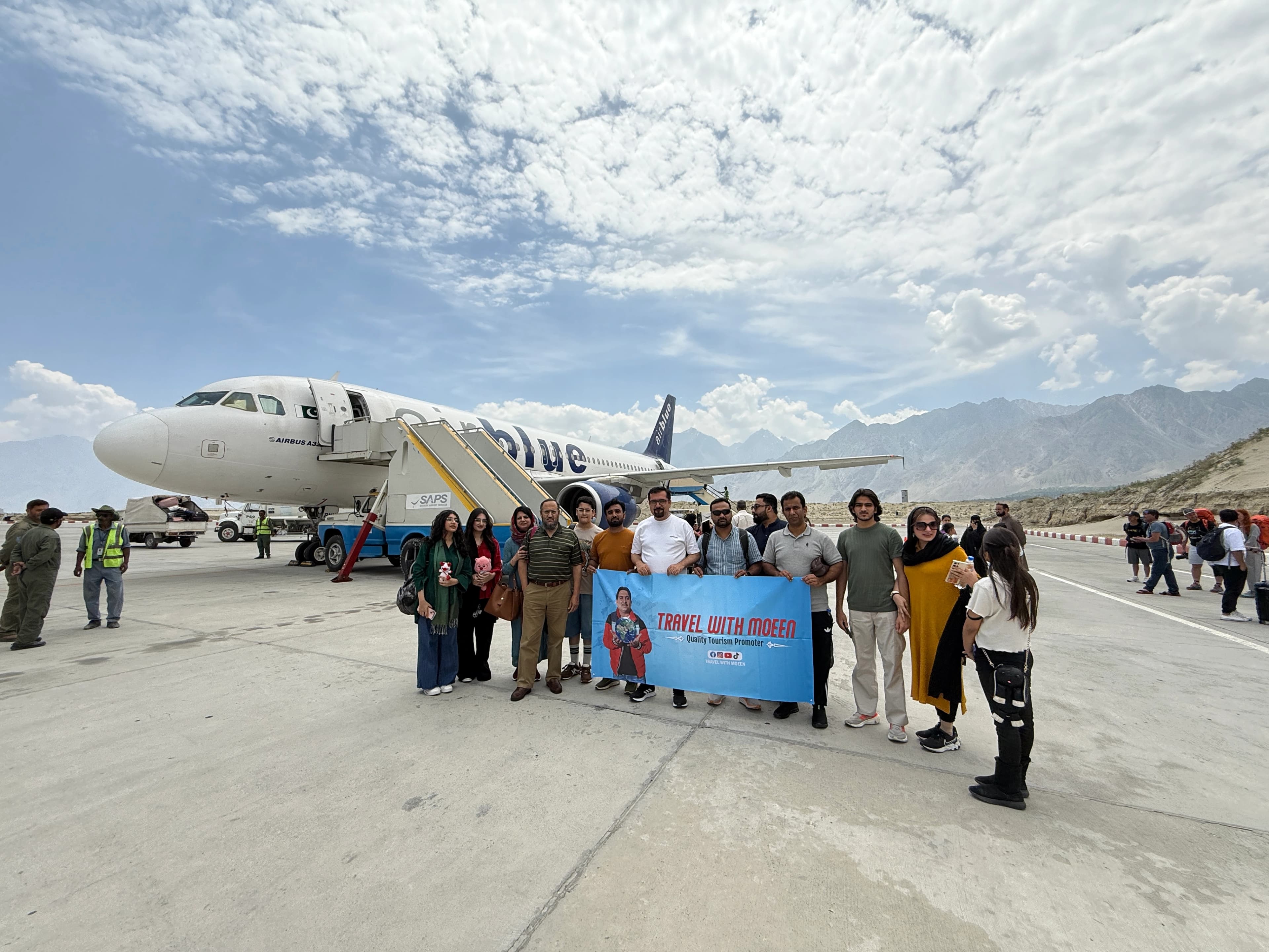 Scenic mountain valley