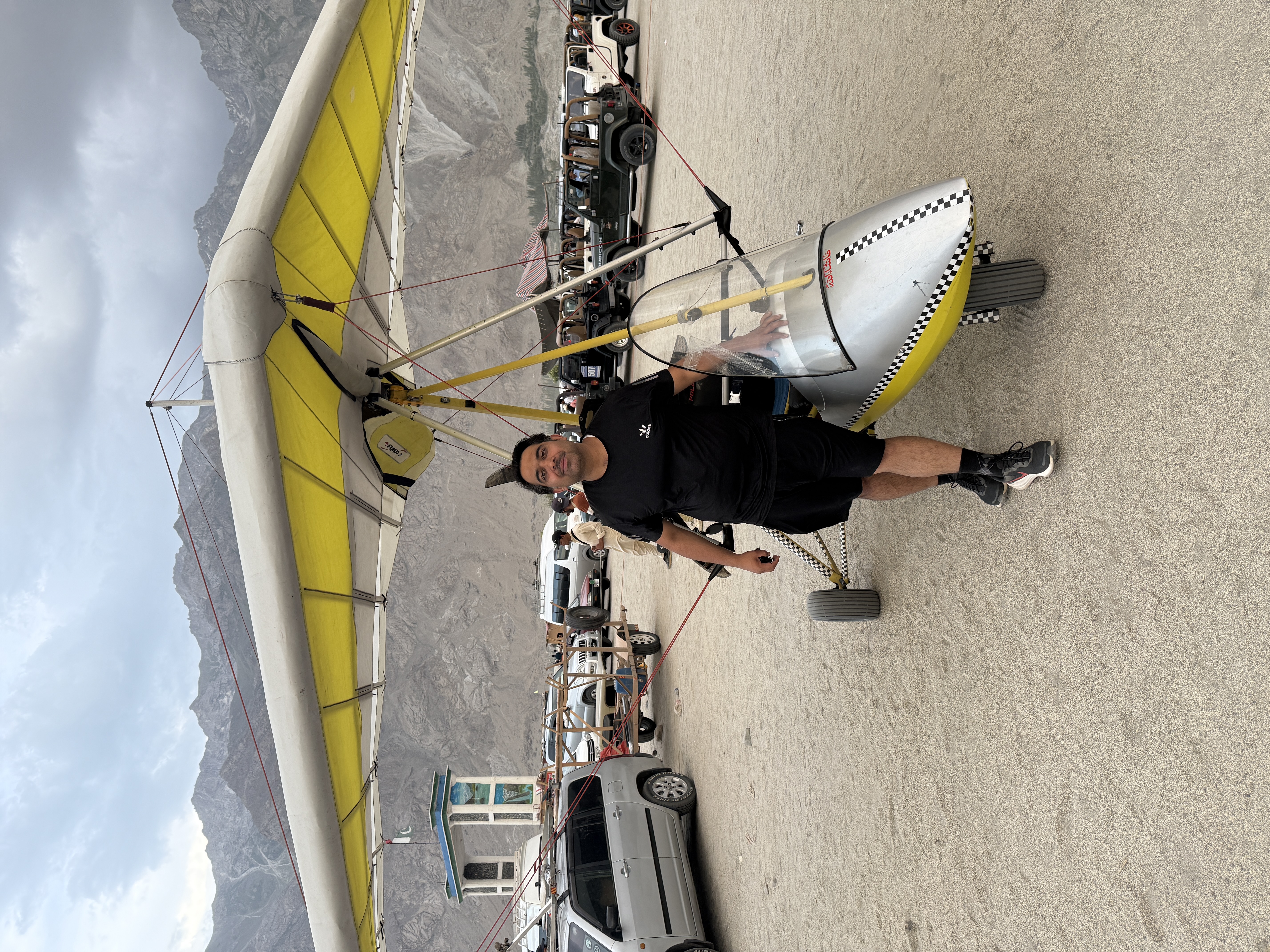Group at snow-covered pass